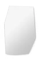 Nástěnné zrcadlo ferm LIVING Shard Mirror černá barva