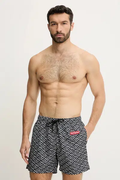 Plavkové šortky Sprayground černá barva, SP753BLK