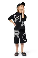 Dětské kraťasy Marc Jacobs černá barva, nastavitelný pas, W60483
