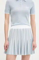 Sukně Guess modrá barva, mini, áčková, V5GD00 Z3D60