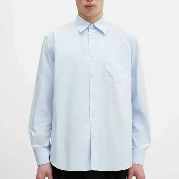 Bavlněná košile Paul Smith pánská, modrá barva, regular, s klasickým límcem, M1R-428Z-P02630
