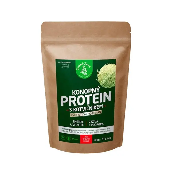 ZELENÁ ZEMĚ Konopný protein s kotvičníkem 500 g