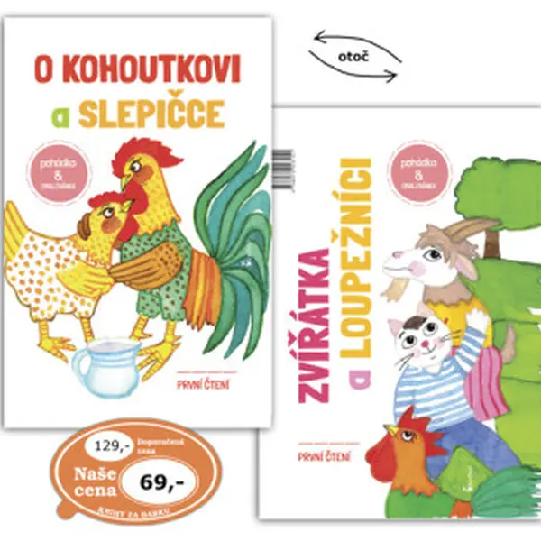 O kohoutkovi a slepičce/ Zvířatka a loupežníci - Renáta Frančíková