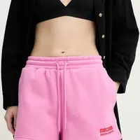 Kraťasy Rip Curl dámské, růžová barva, s aplikací, high waist, 03KWWS