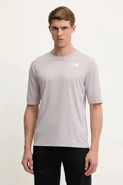 Sportovní triko The North Face Shadow pánské, béžová barva, NF0A87TU1OA1