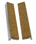 Vložky do čelistí svěráku 100 mm, korkové, 2 ks - YORK Délka: 125 mm