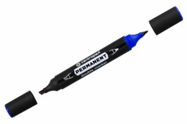 Popisovač Centropen 1666/1 Double dva hroty modrý