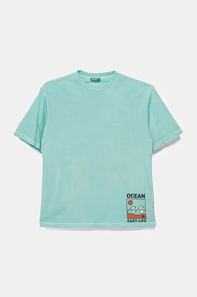 Dětské bavlněné tričko United Colors of Benetton