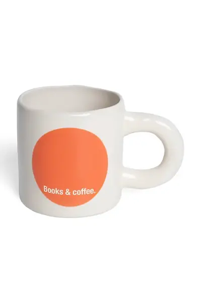 Hrnek Helio Ferretti Red Books & Coffee