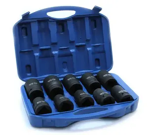 Hlavice nástrčná, rázová 1", sada 10ks, 17-41mm - MAR-POL