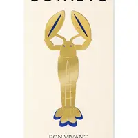 Záložka do knih Octaevo Bon Vivant žlutá barva