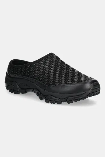 Pantofle Merrell 1TRL Moab 2 Slide Ltr Woven Se černá barva, J2032949