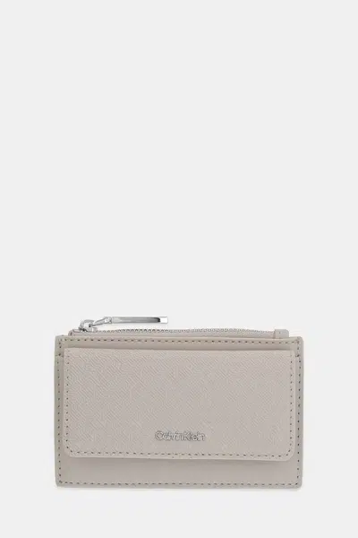 Peněženka Calvin Klein dámská, béžová barva, LV04F1036G