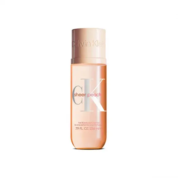 Calvin Klein Sheer Peach Unisex Hair & Body Perfume Mist  tělová mlha 236 ml