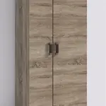 Šatní skříň P1 Dveře: Wenge, Rozměr: 90 cm, Korpus: Trufla