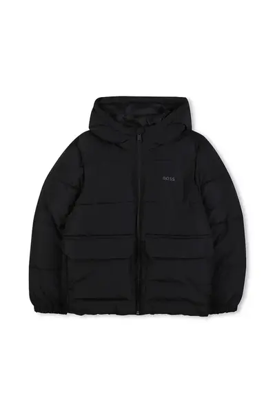 Dětská bunda BOSS černá barva, J52396