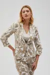 Marisse Women's Jacket L-Mr-4603 Off White