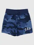 GAP Dětské maskáčové kraťasy logo - Kluci