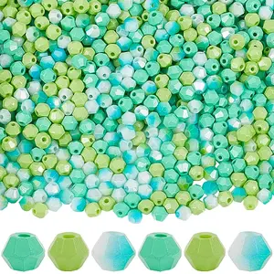 1000Pcs 3 Colors Baking Paint Glass Seed Beads