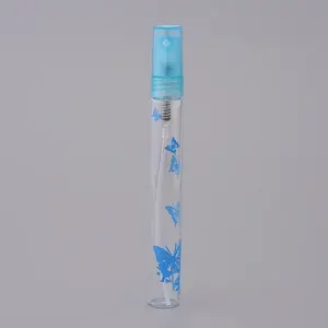 Butterfly Pattern Mini Glass Spray Bottles