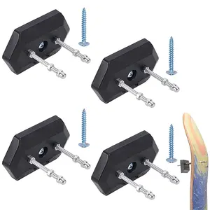 4 Sets ABS Plastic Wall Mount Hangers