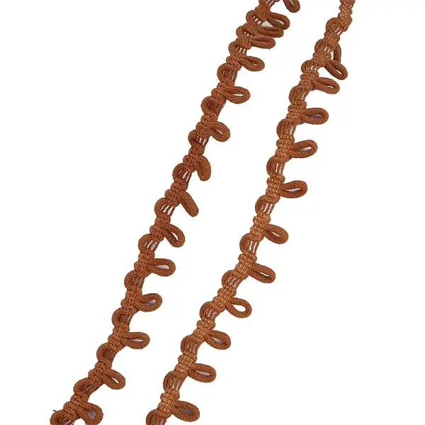 Polyester Braid Trims with Elastic Button Loops