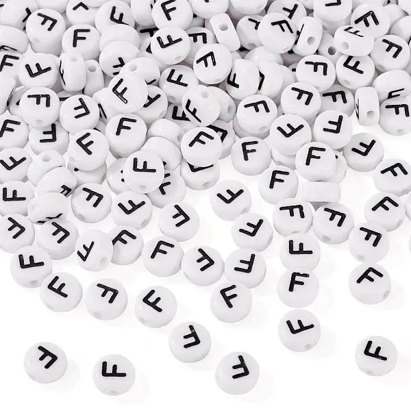 500Pcs Acrylic Beads