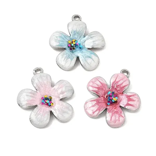 304 Stainless Steel Enamel Pendants