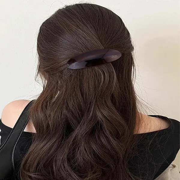 1Pc Resin and Iron Hair Barrettes