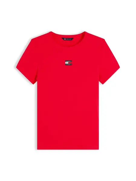 Tommy Jeans Tričko  červená