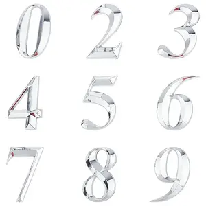 Plastic & PVC Number Sign Labels