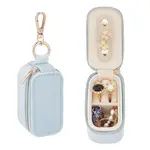 Mini Velvet Jewelry Organizer Case with Alloy Clasps
