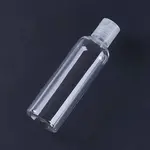 PET Plastic Press Cap Transparent Bottles