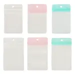 24Pcs 6 Styles Rectangle Transparent EVA Zip Top Gift Bags