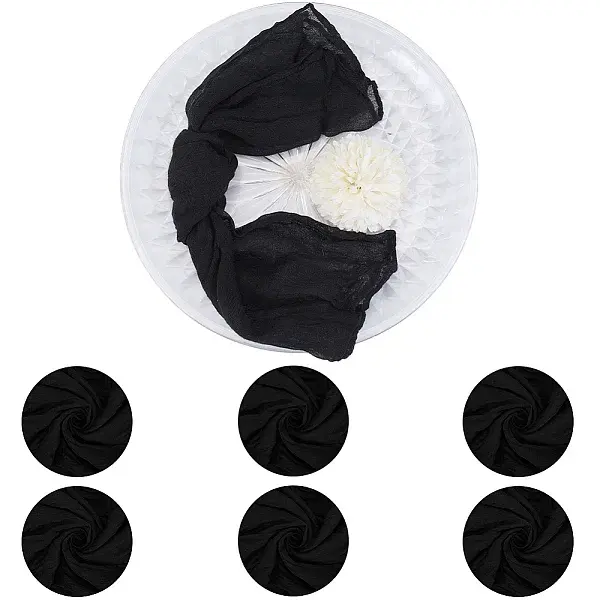 Wrinkled Polyester Dinner Cloth Napkins