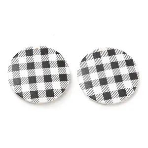Schima Wood Double-faced Printed Pendants