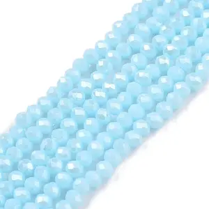 Electroplate Glass Beads Strands