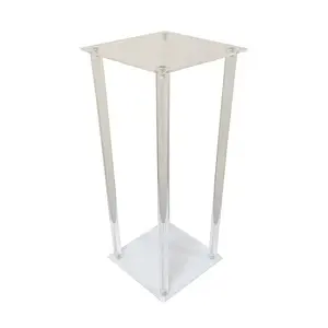 Transparent Acrylic Flower Holders Stands