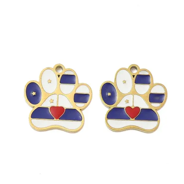 304 Stainless Steel Enamel Pendants