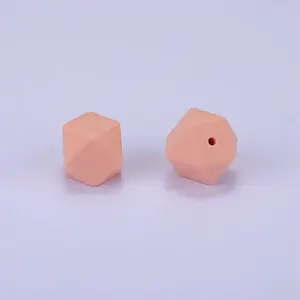 Hexagonal Silicone Beads