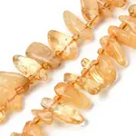 Heated Natural Citrine Beads Strands