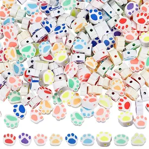 270Pcs 9 Style Handmade Polymer Clay Beads
