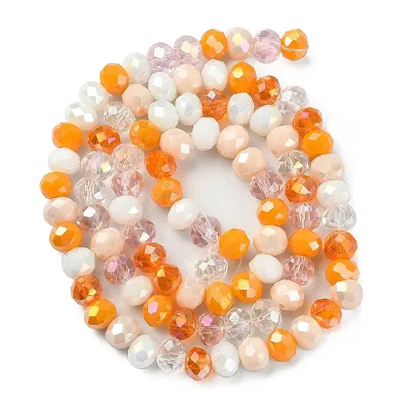 Electroplate Glass Beads Strands