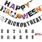 Halloween Decoration Paper Flag Banners