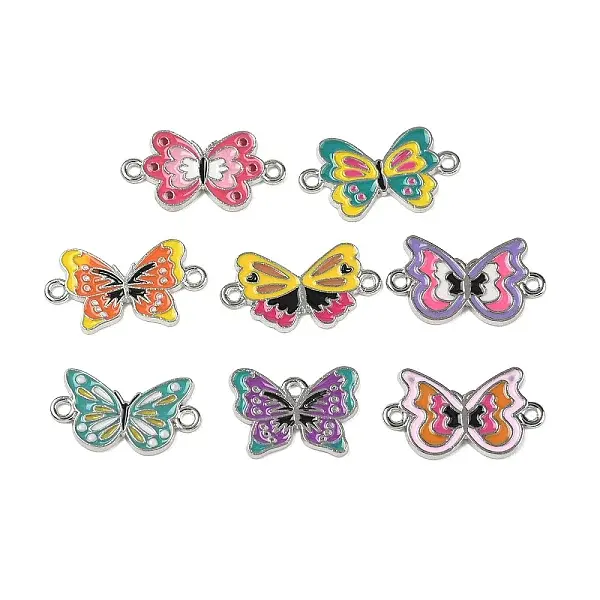 Alloy Enamel Connector Charms