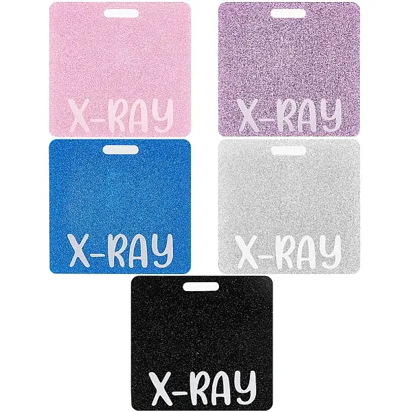 5Pcs 5 Colors Acrylic Big Pendants