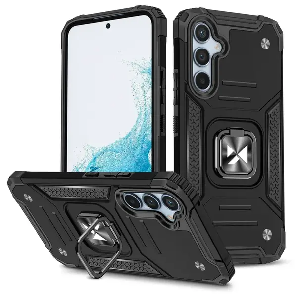 Puzdro Ring armor pre Samsung Galaxy A34 - Čierna H26461