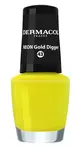 Dermacol Lak na nechty Neon Gold Digger č.43