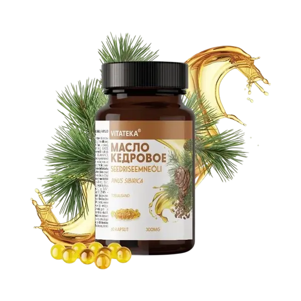 Cédrový olej 300 mg – 60 kapsúl – Vitateka