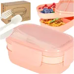 Lunch box 1900 ml rozdelený, marhuľový